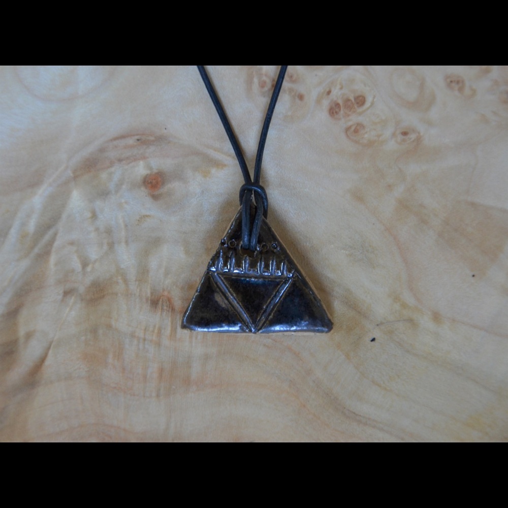 Handmade ceramic pendant